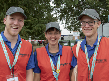 Volunteers at Birdfair