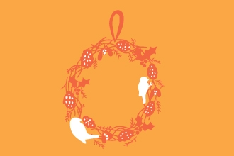 xmas wreath for birds