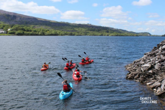 Canoeing by Snowdon