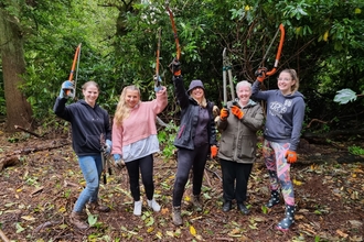 Rhododendron cutting Selfridges Wild Work Day