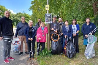 Litter pick with Space Park