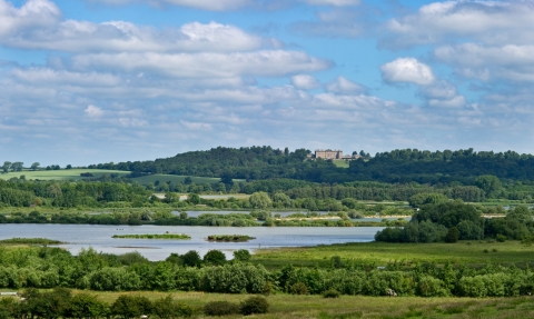 View of Rutland Water in the summer