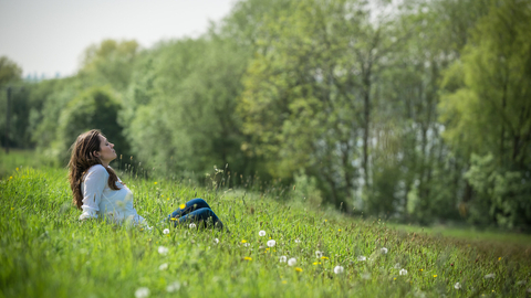 Person in nature