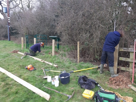 Fencing at Lea Meadows