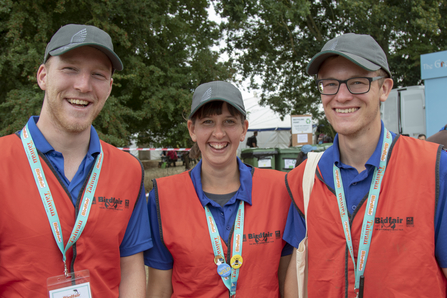 Volunteers at Birdfair