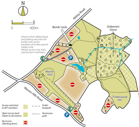 Charnwood Lodge Map