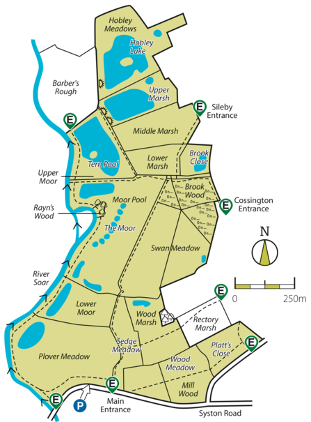 Cossington Meadows Map