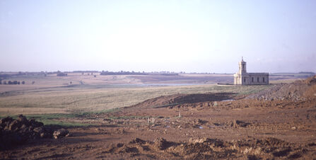 The Gwash valley looking north from Normanton in 1974