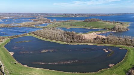 New lagoons at Rutland Water Nature Reserve