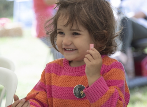 Child at Birdfair