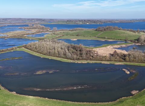 New lagoons at Rutland Water Nature Reserve