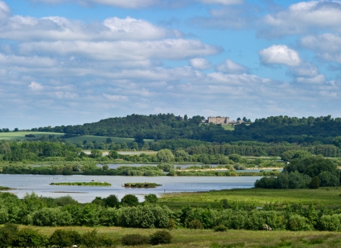 View of Rutland Water in the summer